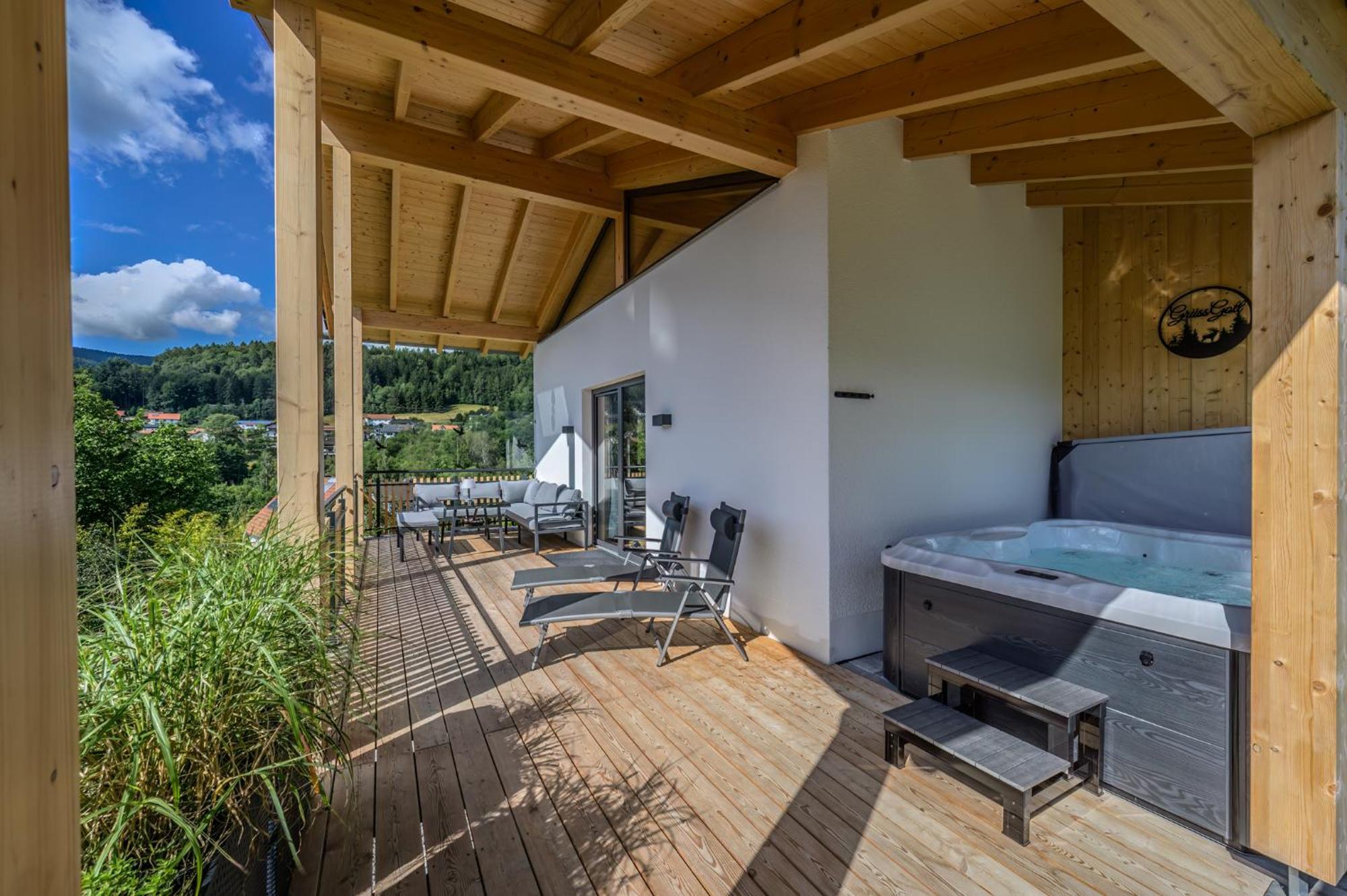 Chalets Woid_Liebe&Glueck Bodenmais Exteriör bild