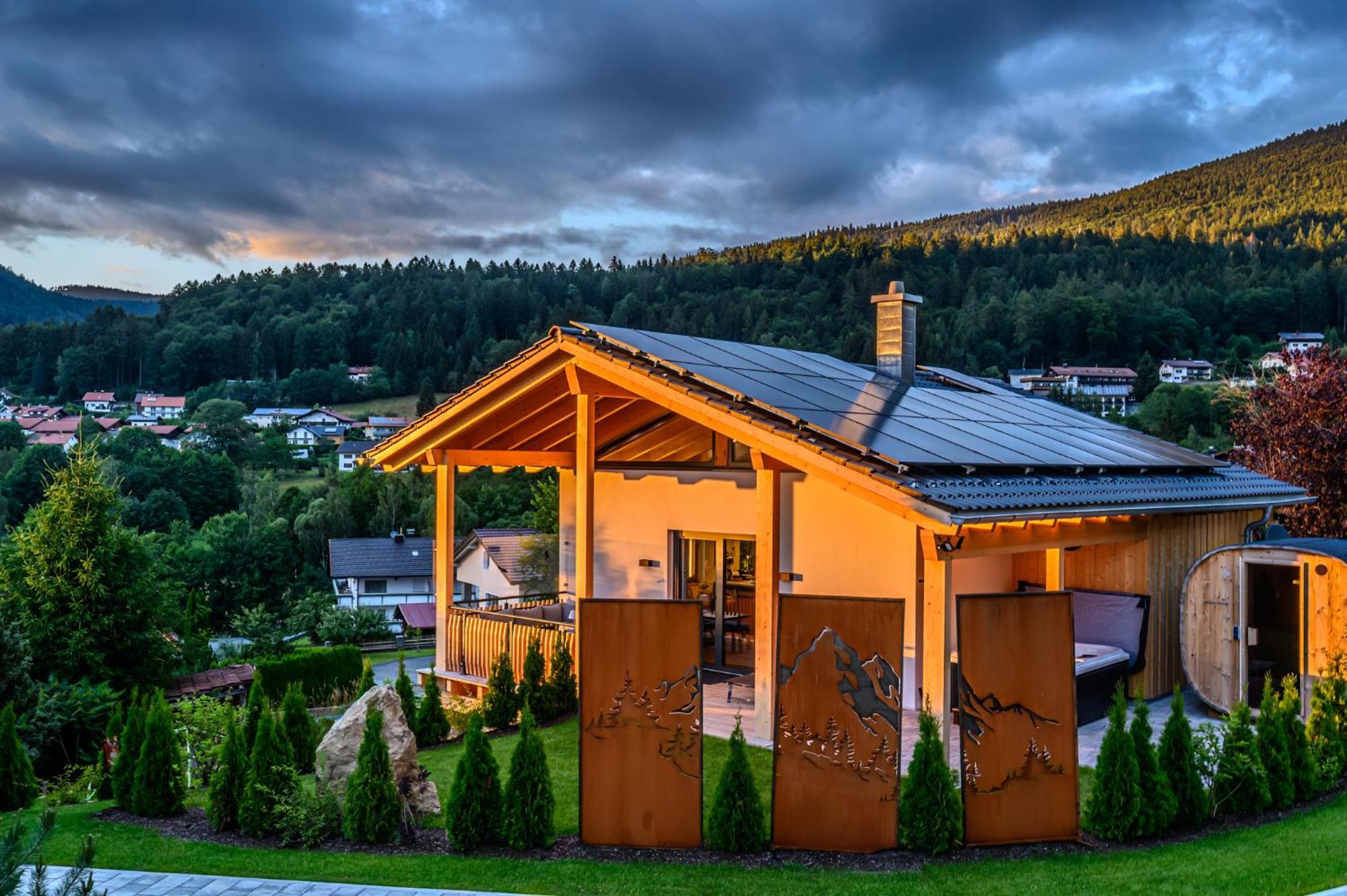 Chalets Woid_Liebe&Glueck Bodenmais Exteriör bild